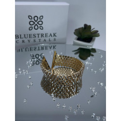 Bracelet Appel-Watch avec incrustation de cristaux Honey (Or)